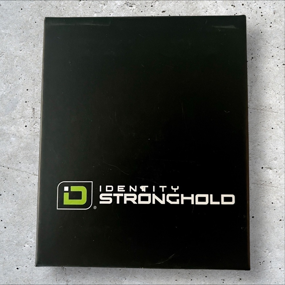 Identity Stronghold Leather Tri-Fold Wallet & Mini Wallet (NWOT)